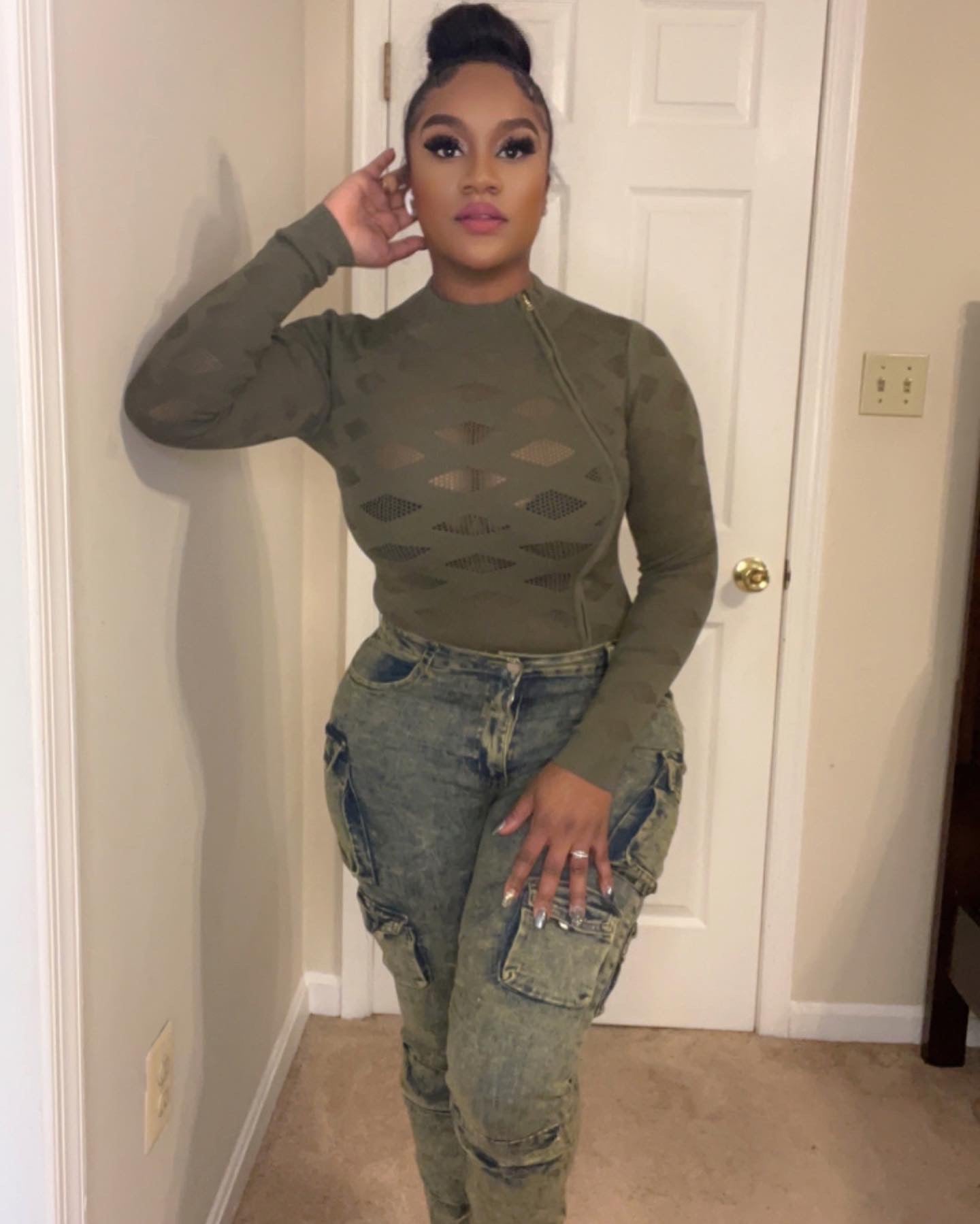 Delighted long sleeve top