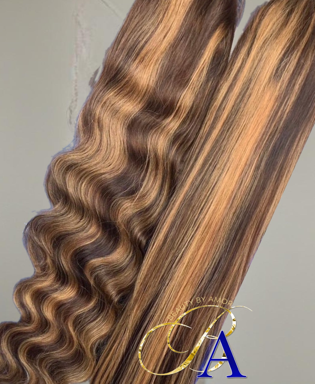 Highlights 5*5 Transparent lace closure Wig