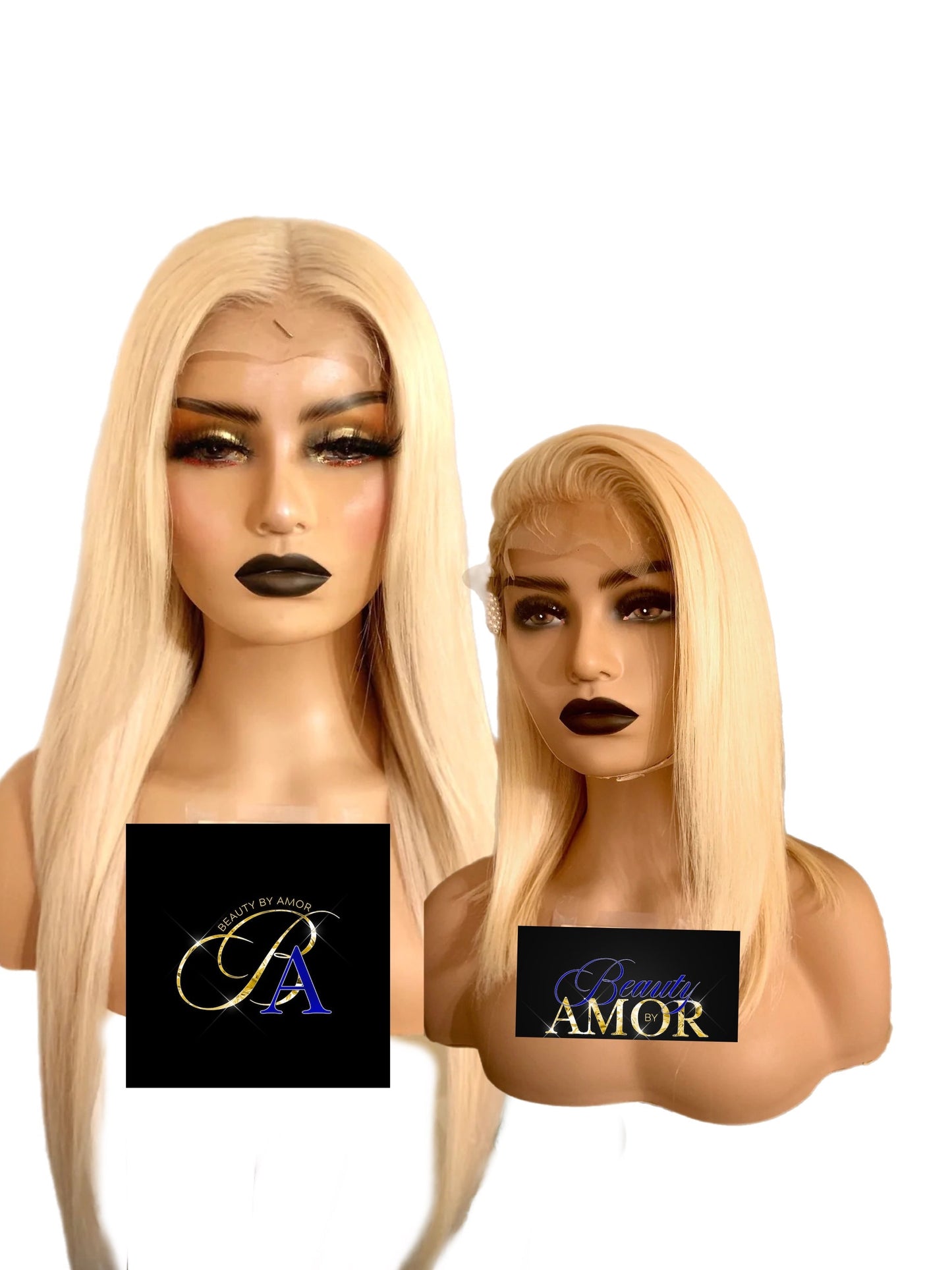 Blonde 613 5*5 transparent lace closure wig
