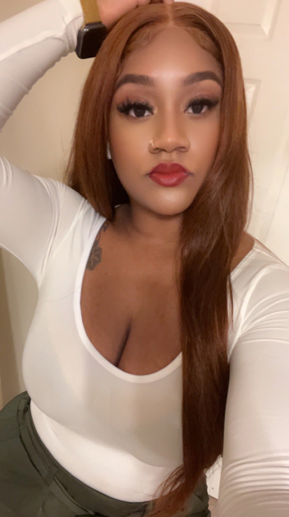 Bella Ginger 5*5 Transparent lace Wig