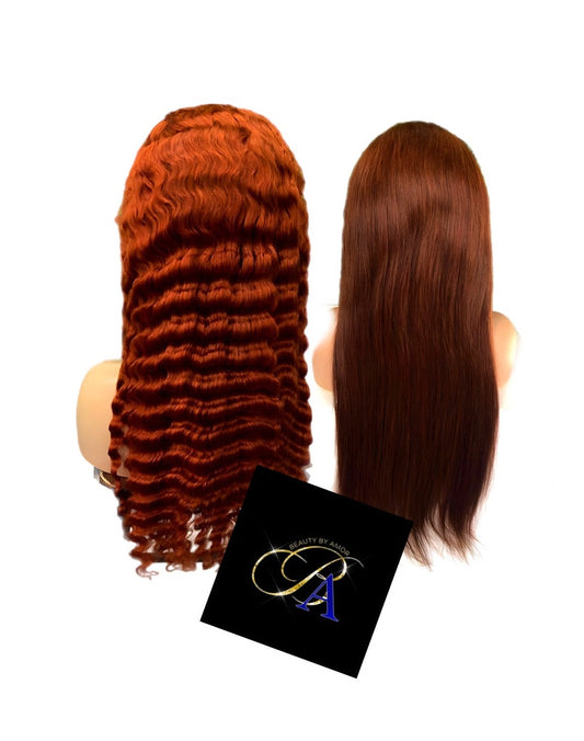 Bella Ginger 5*5 Transparent lace Wig