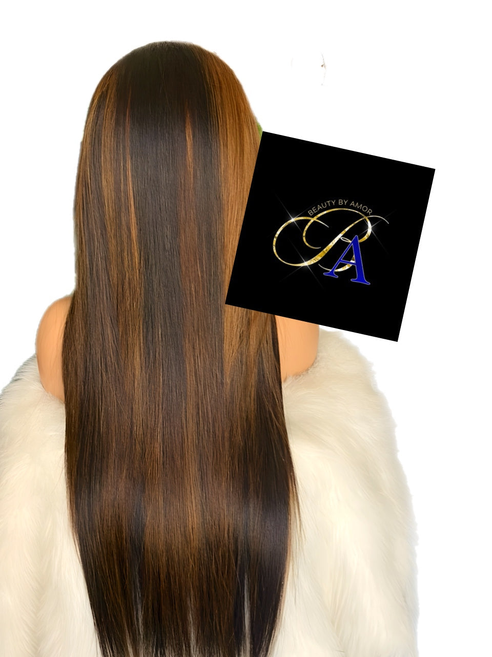 Highlights  5*5 HD lace closure Wig