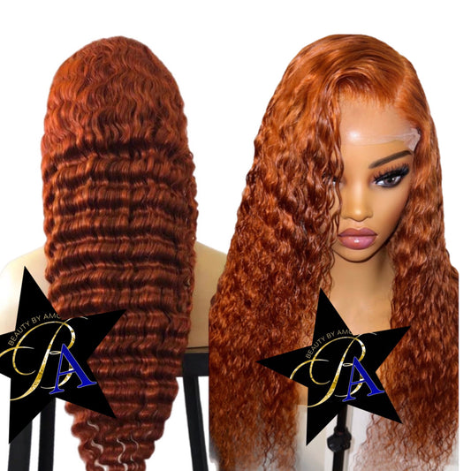 Bella Ginger 5*5 Transparent lace Wig