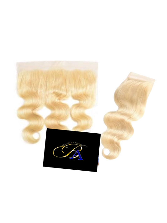 613 Blonde transparent lace closures/ frontals