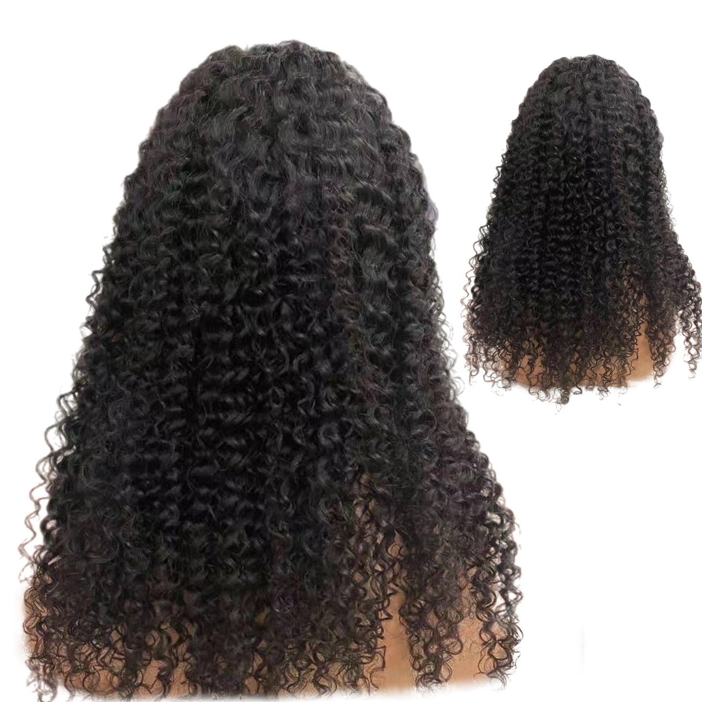 Glueless Curly bang wig