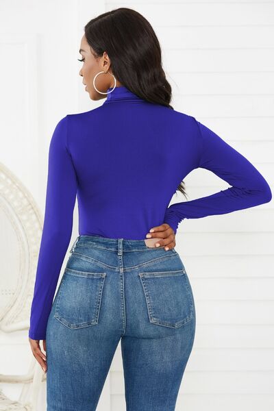 Turtleneck Long Sleeve Bodysuit